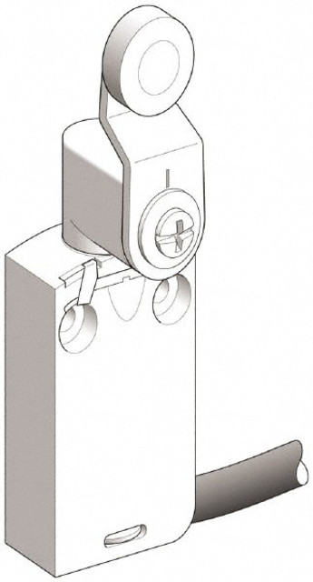 Telemecanique Sensors XCMD2116L3 General Purpose Limit Switch: DP, NC, Roller Lever, Side