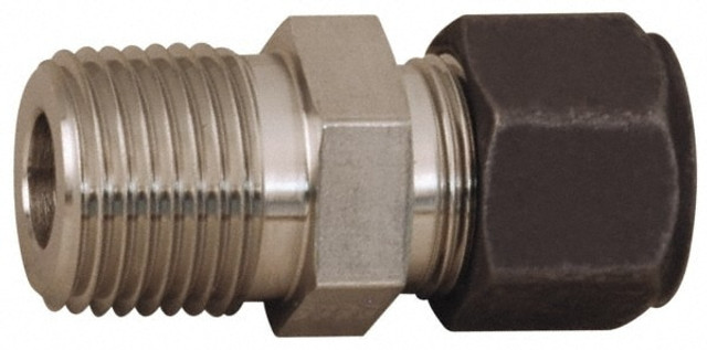 Parker 20-16 FBZ-SS Compression Tube Connector: 1" Thread, Compression x MNPT