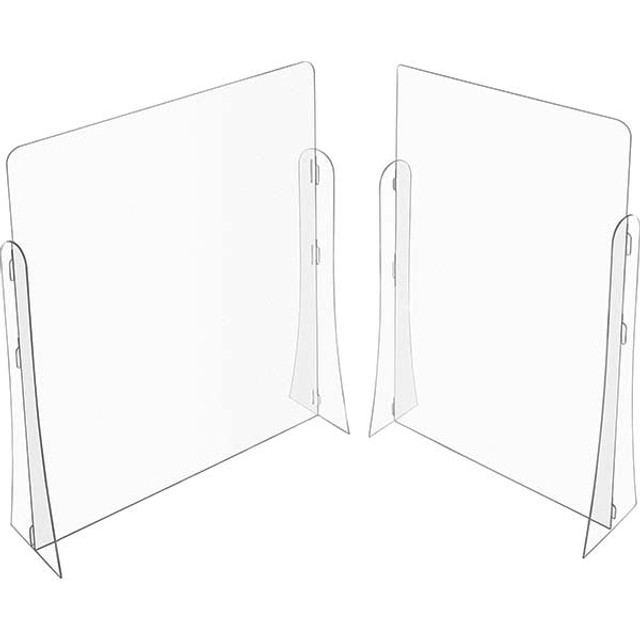 USA Industrials BULK-LPD-58 Social Distancing Partition: 48" OAW, 48" OAH, Clear