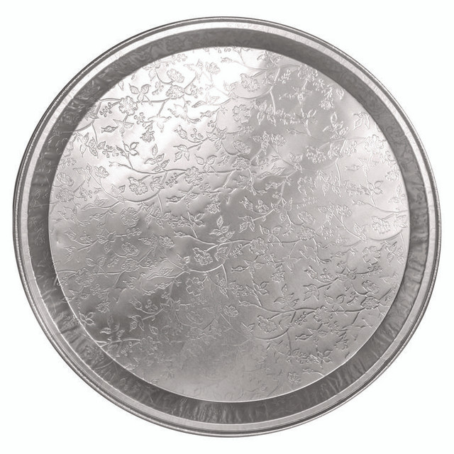 HFA INC 2013100 Aluminum Embossed Tray, 16" Diameter, 25/Carton
