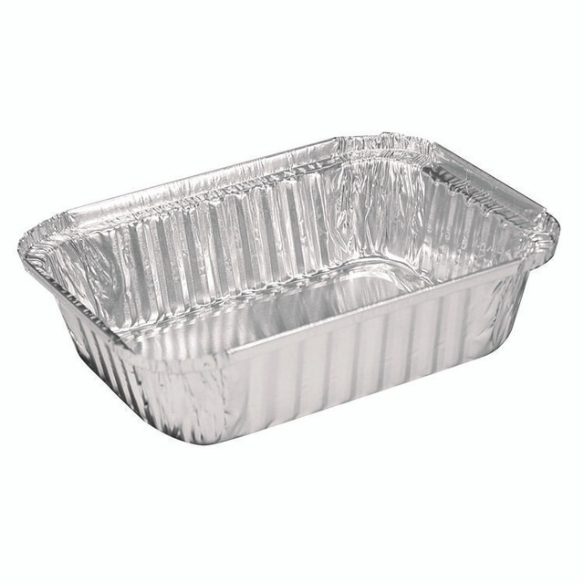 HFA INC 206030 Aluminum Oblong Pan, 1.5 lb, 5.13 x 7.06 x 1.69, Silver, 500/Carton