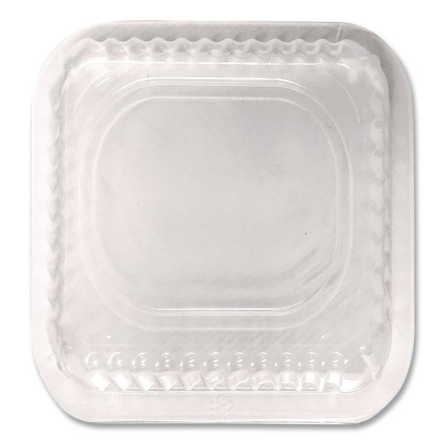 HFA INC 4048DL Plastic Dome Lid, 8.25 x 8.25 x 1.5, Clear, 500/Carton