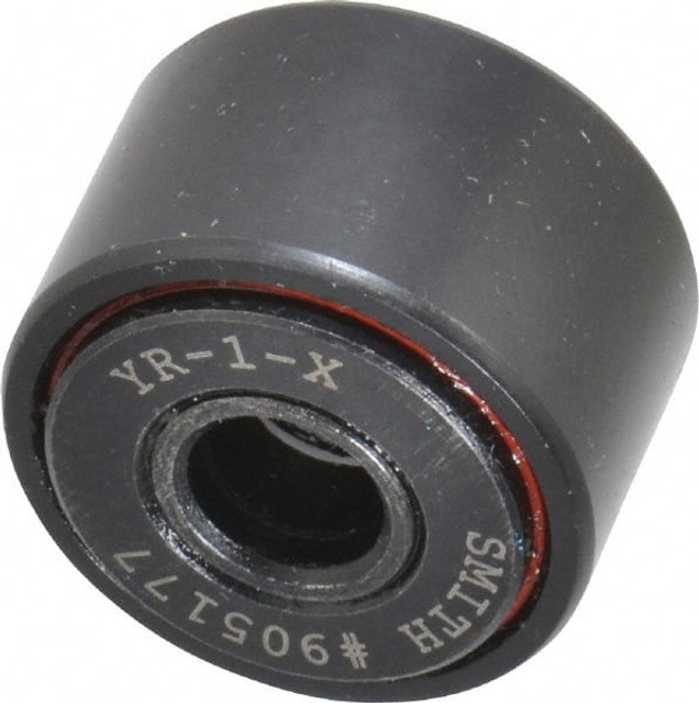 Accurate Bushing YR-1-X Cam Yoke Roller: Non-Crowned, 0.3125" Bore Dia, 1" Roller Dia, 0.625" Roller Width, Needle Roller Bearing