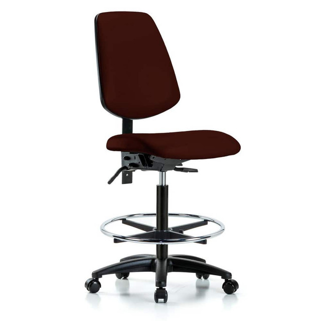 Blue Ridge Ergonomics MSC47301 Task Chair: Vinyl, Burgundy