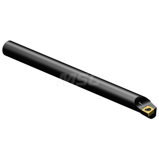 Sandvik Coromant 5721900 Indexable Boring Bar: A10R-SCLCL3-R, 0.7717" Min Bore Dia, Left Hand Cut, 5/8" Shank Dia, -5 &deg; Lead Angle, Steel