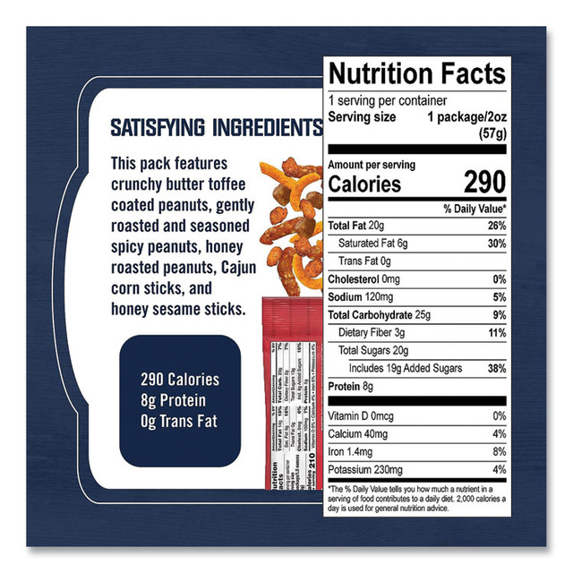 KAR'S NUTS SN08384 Trail Mix, Sweet 'N Spicy Mix, 1.75 oz Packet, 24/Box
