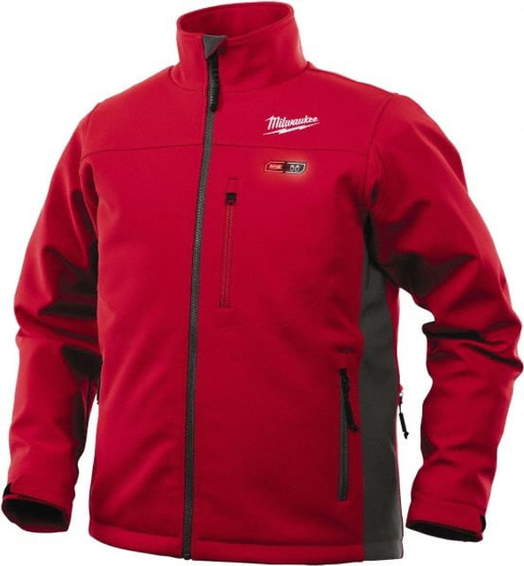 Milwaukee Tool 202R-213X Heated Jacket: Size 3X-Large, Red, Polyester