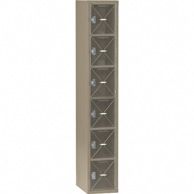 Tennsco CBL6121812-ASND 1-Wide Locker: 17" Deep,