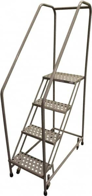 Cotterman D0830004-14 Steel Rolling Ladder: 4 Step