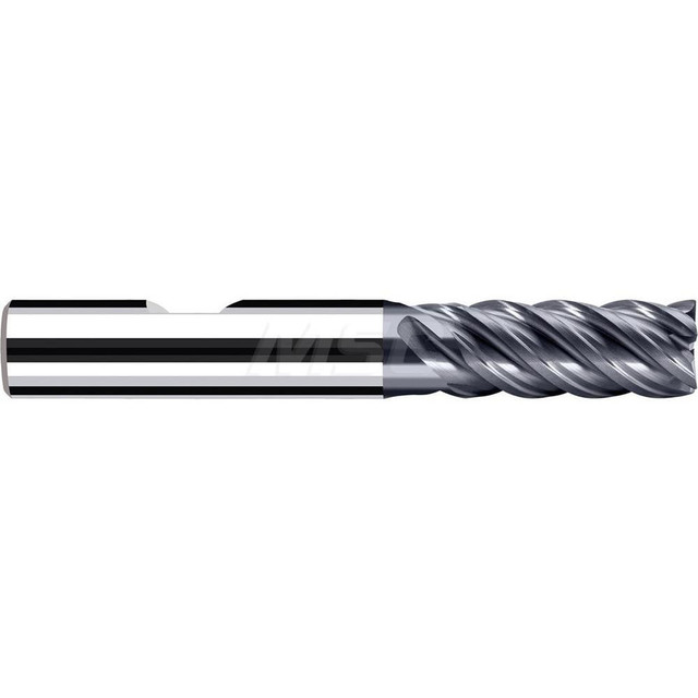 Fraisa P98405605 Square End Mill: 5/8" Dia, 1-3/8" LOC, 5 Flute, Solid Carbide