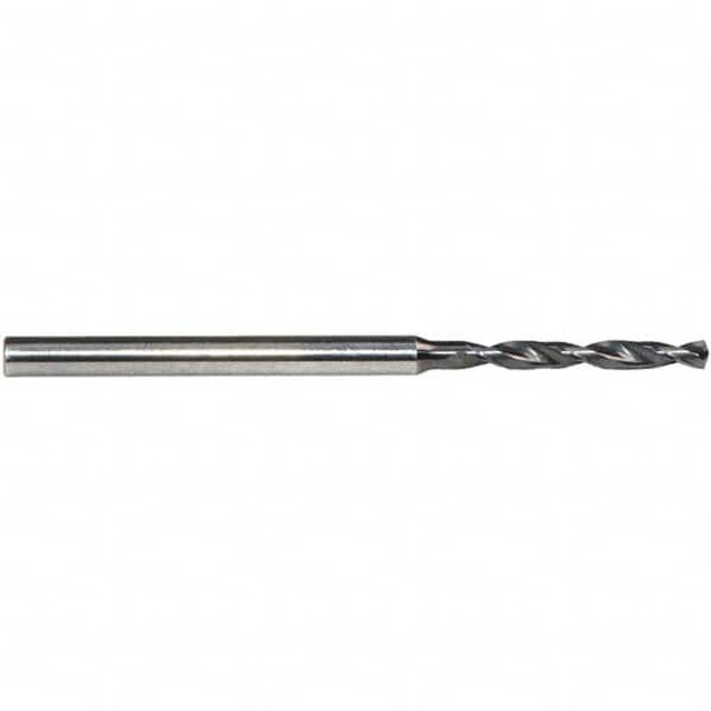 Emuge TE213324.0090 Micro Drill Bit: 0.9 mm Dia, 140 ° Point, Solid Carbide