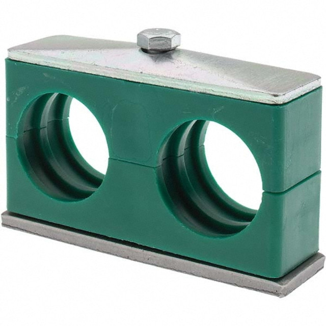 Value Collection AT5-38-A 4.17" Wide x 2.52" High x 1.18" Deep, Polypropylene Twin Vibration-Control Clamp