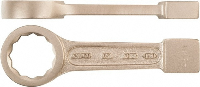 Ampco WS-3-3/8 Box End Striking Wrench: 3-3/8", 12 Point, Single End