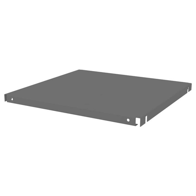 Durham HDC-SH-2424-95 Cabinet Components & Accessories; Accessory Type: Cabinet Shelf ; For Use With: 12 & 24x24 Gauge Cabinets ; Overall Depth: 22in ; Overall Height: 1.125in ; Material: Steel ; Color: Gray