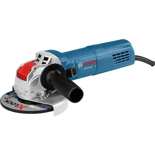 Bosch GWX10-45E Corded Angle Grinder: 4-1/2" Wheel Dia, 11,000 RPM