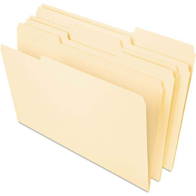 UNIVERSAL UNV16413 File Folders with Top Tab: Letter, Manila, 50/Pack
