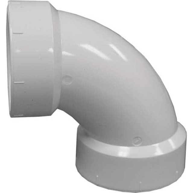 Jones Stephens PFL830 Plastic Pipe Fittings; Fitting Type: Elbow ; Material: PVC ; End Connection: Hub x Hub ; Color: White ; Schedule: 40