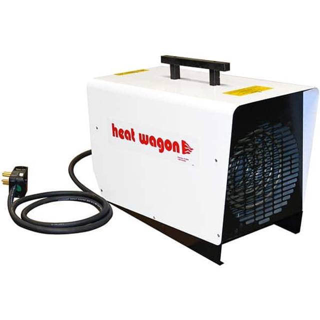 Heat Wagon P600 Electric Forced Air Heaters; Heater Type: Portable Unit ; Maximum BTU Rating: 20500 ; Voltage: 240Vac ; Phase: 1 ; Wattage: 6000 ; Overall Width (Decimal Inch - 4 Decimals): 11.8000
