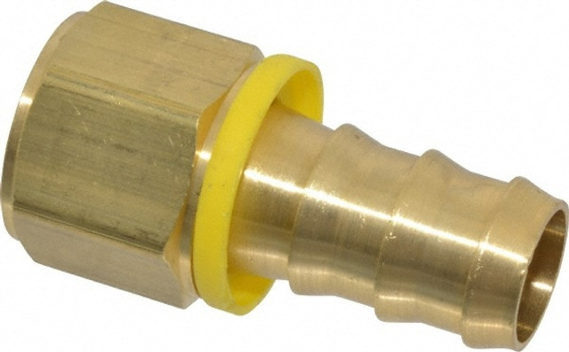 Dixon Valve & Coupling 2741212C Barbed Push-On Hose Female Connector: 3/4" NPTF, Brass, 3/4" Barb