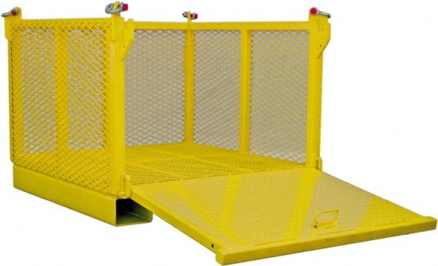 Machining & Welding 17594 Bulk Storage Container: Steel, Basket-Style Bulk Container