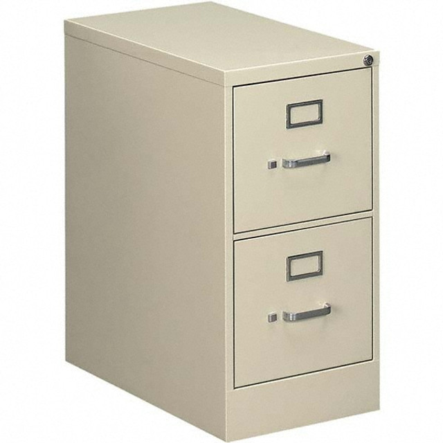 ALERA ALEHVF1529PY Vertical File Cabinet: 2 Drawers, Steel, Putty