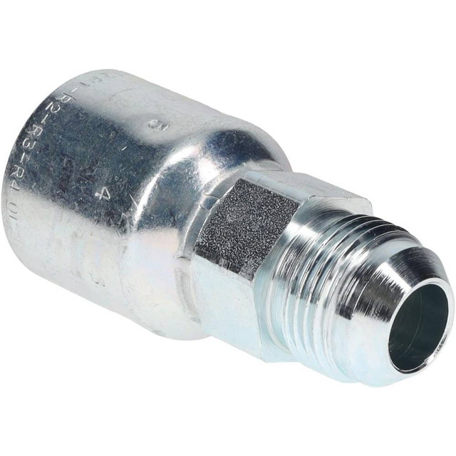 Parker KP81295 Hydraulic Hose Male Rigid Fitting: 0.75" ID, 12 mm, 3/4"