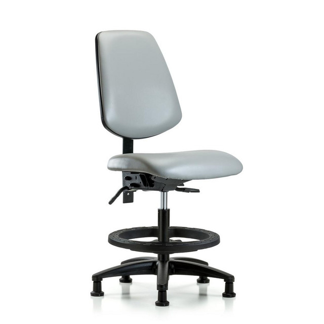 Blue Ridge Ergonomics MSC49547 Task Chair: Vinyl, Dove