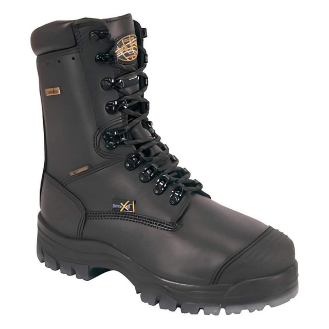 OLIVER 45680C-BLK-060 Work Boot: Size 6, 14" High, Leather, Composite Toe