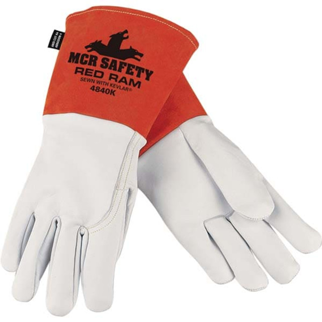 MCR Safety 4840KL Welding Gloves: Leather, Pair