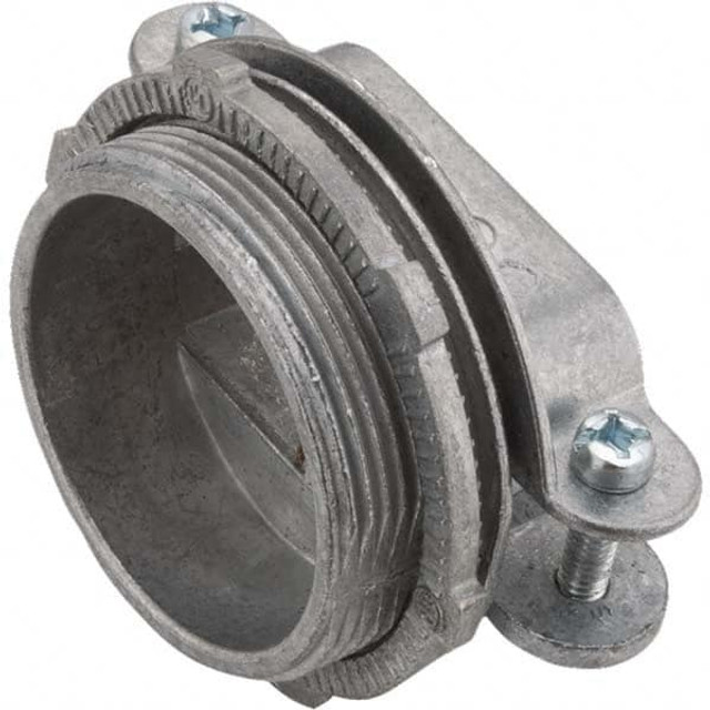 Hubbell-Raco 2858 Conduit Connector: For UF Cable, Die Cast Zinc, 2" Trade Size