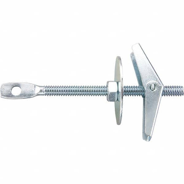 DeWALT Anchors & Fasteners 04247-PWR Drywall & Hollow Wall Anchors; Overall Length: 4in ; Anchor Material: Steel ; Minimum Workpiece Thickness: 0.625in ; Maximum Load Capacity: 235.0lb ; Finish: Zinc ; Material Grade: Carbon Steel