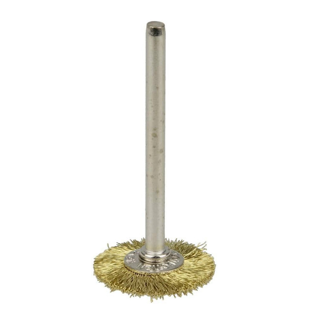 Weiler 26144 Wheel Brush: 3/4" Wheel Dia, Crimped