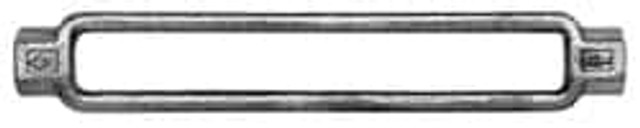 MSC 10649 5,200 Lb Load Limit, 3/4" Thread Diam, 12" Take Up, Steel Turnbuckle Body Turnbuckle