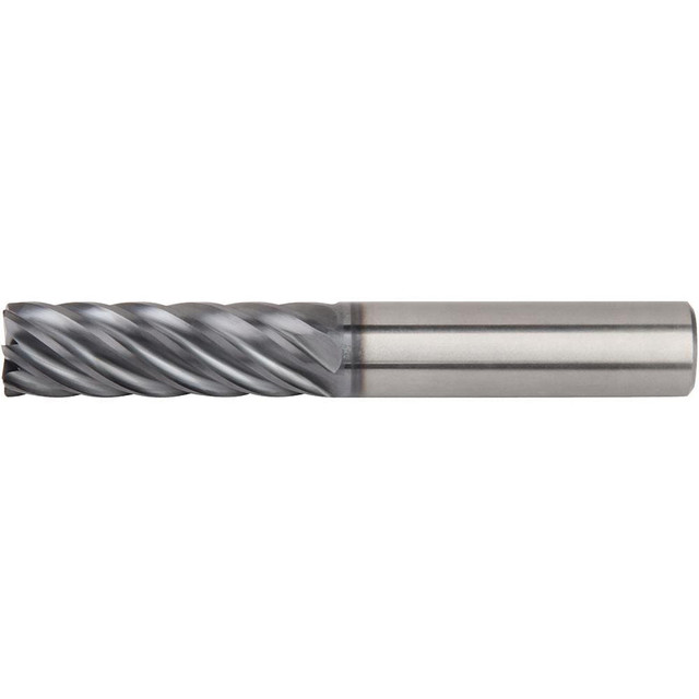 Widia 5971446 Corner Radius End Mill: 3/4" Dia, 2-1/4" LOC, 38 deg Helix, WS15PE Coated, Corner Radius End, Centercutting Series 7V1E