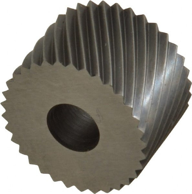 MSC KRL-216 Standard Knurl Wheel: 3/4" Dia, 90 ° Tooth Angle, 16 TPI, Diagonal, High Speed Steel