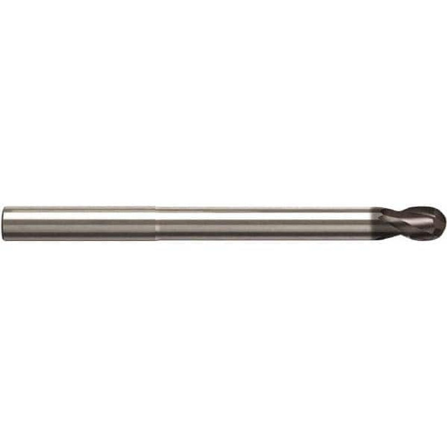 Seco 02928218 Ball End Mill: 0.3937" Dia, 0.3937" LOC, 2 Flute, Solid Carbide