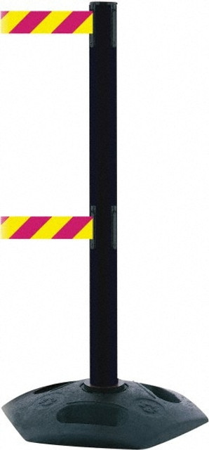 Tensator 886T2-33-STD-D5 4 Way Stanchion: 38" High, Octagon Base