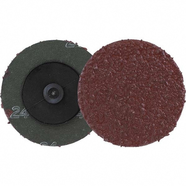 WALTER Surface Technologies 09D203 Quick-Change Disc: 3" Disc Dia, 36 Grit, Aluminum Oxide, Coated