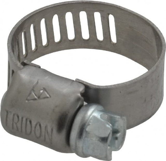 IDEAL TRIDON 62P0551 Worm Gear Clamp: SAE 5, 5/16 to 11/16" Dia, Stainless Steel Band