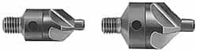 MSC 14294 1-5/32" OAL, 1/2" Head Diam, 4 Flute 100° Incl Angle, Adjustable Stop Countersink