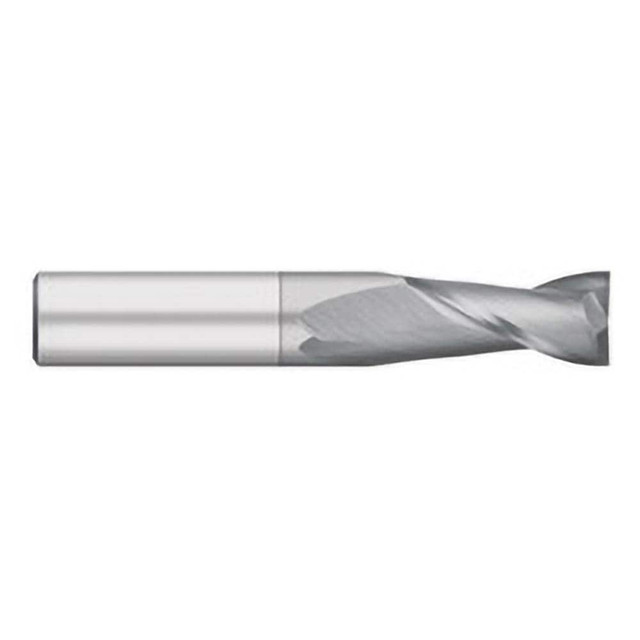 Titan USA TC90012 Square End Mill:  0.1875" Dia, 0.625" LOC, 0.1875" Shank Dia, 2" OAL, 2 Flutes, Solid Carbide