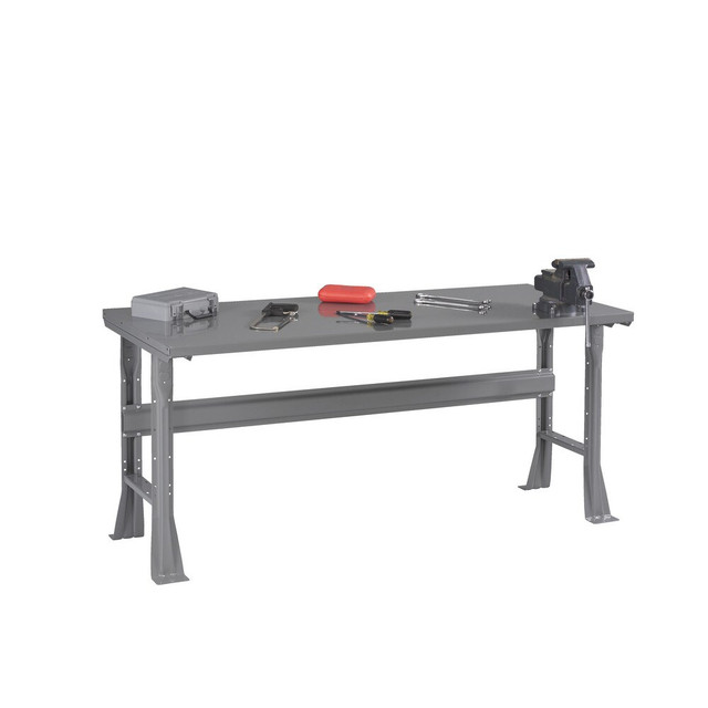 Tennsco WB-1-3072S-MGY Stationary Workbench: Medium Gray