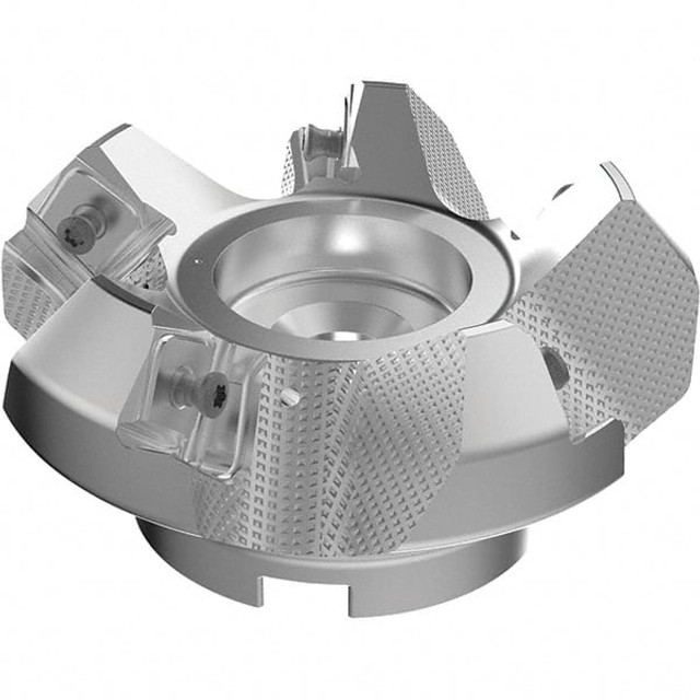 Seco 03156811 100mm Cut Diam, 32mm Arbor Hole, 9mm Max Depth of Cut, 48° Indexable Chamfer & Angle Face Mill