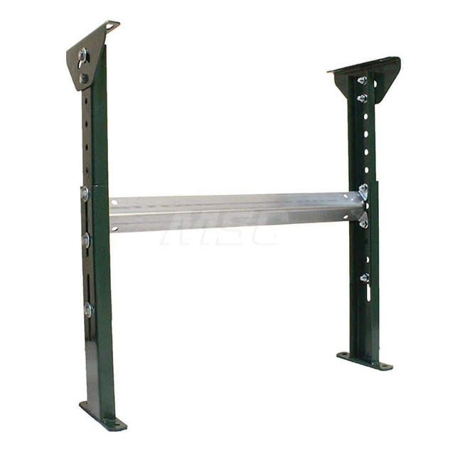 Ashland Conveyor 34501 Conveyor Accessories; Type: H-Stand ; Material: Steel ; Overall Width: 21 ; For Use With: Conveyor of 2-1/2 and 3-1/2" channel frames and  20" BF channel frames ; Overall Height: 31.0000in ; Overall Length: 8.00