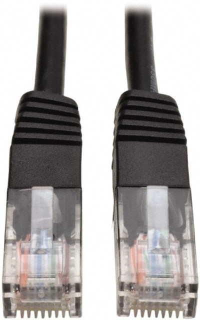 Tripp-Lite N002-050-BK Ethernet Cable: Cat5e, 24 AWG, 550 MHz, Unshielded