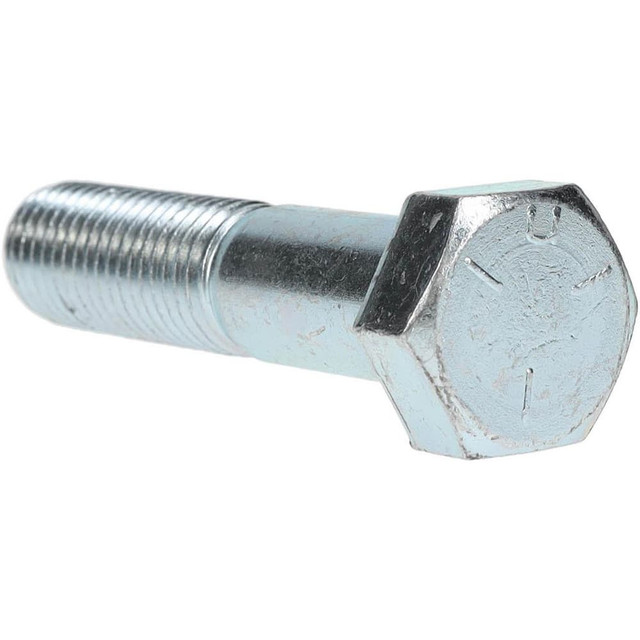 MSC MSC-30160-31/2 Hex Head Cap Screw: 3/4-10 x 3-1/2", Grade 5 Steel, Zinc-Plated