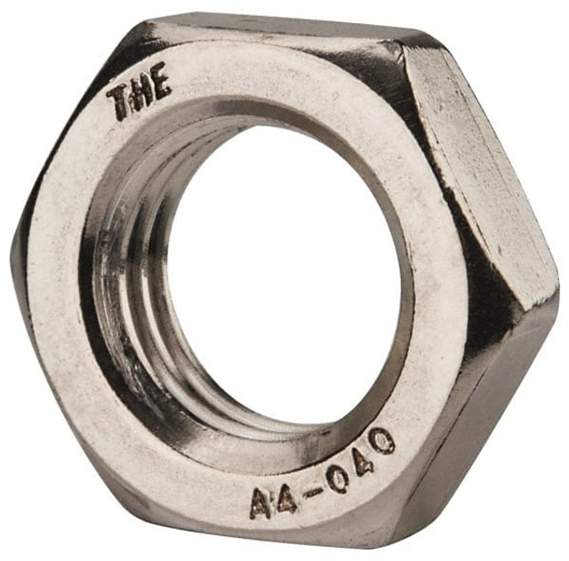 Value Collection JN9XX02000-010B Hex Nut: M20 x 2.50, Grade 316 & Austenitic Grade A4 Stainless Steel, Uncoated