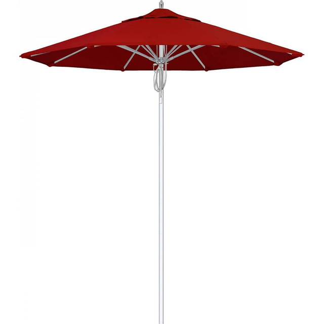 California Umbrella 194061358795 Patio Umbrellas; Fabric Color: Red ; Base Included: No ; Fade Resistant: Yes ; Diameter (Feet): 7.5 ; Canopy Fabric: Sunbrella: Solution Dyed Acrylic ; Umbrella Diameter (Inch): 90