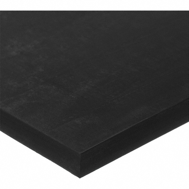 USA Industrials BULK-RS-N70-100 Strip: Neoprene Rubber, 1" Wide, 120" Long, Black