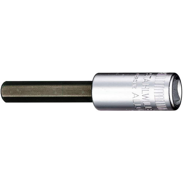 Stahlwille 01050004 Hand Hex & Torx Bit Sockets; Socket Type: Metric Hex Bit Socket ; Hex Size (mm): 4.000 ; Bit Length: 30mm ; Insulated: No ; Tether Style: Not Tether Capable ; Material: Chrome Alloy Steel